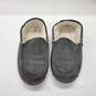 Koolaburra by Ugg Tipton Emboss Faux Fur Lined Gray Suede Slippers Men's Size 9 image number 1