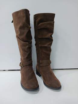 Women's Tall Faux Leather Boots Size 7W