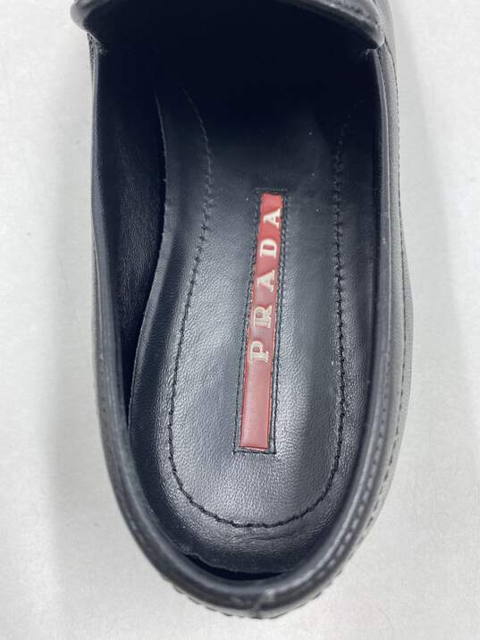 Authentic Prada Symbole Black Loafer W 8 image number 6