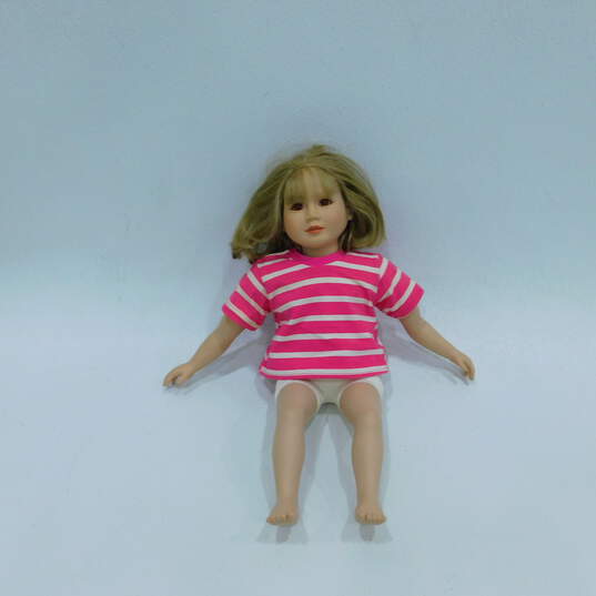 VTG 1996 My Twinn Doll Blonde Hair Amber Brown Eyes image number 1