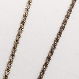 Sterling Silver Abalone Pendant Necklace 10.9g alternative image