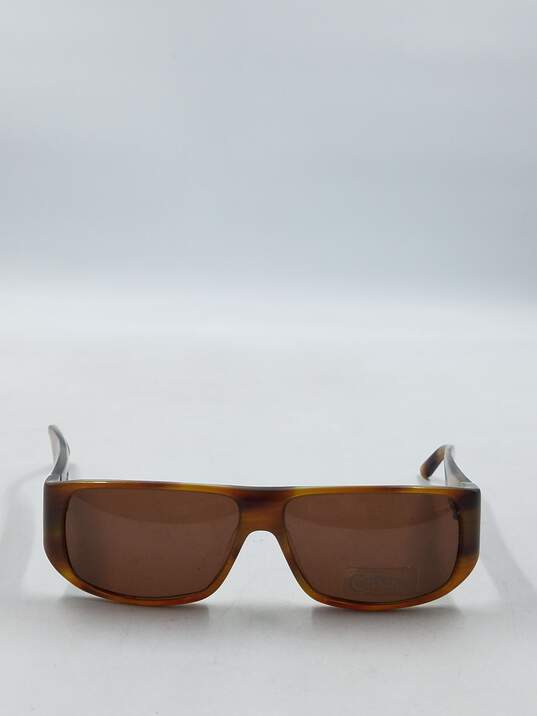 Converse Ltd. Edition Oxford Amber Horn Flat Top Sunglasses image number 2