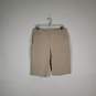 Womens Elastic Waist Slash Pockets Pull-On Slimming Bermuda Shorts Size 1.5 image number 1