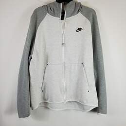 Nike Men Gray Athletic Jacket XL