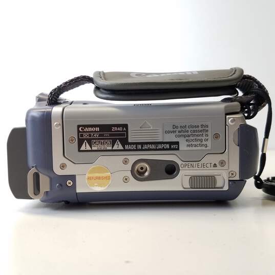 Canon ZR40 MiniDV Camcorder FOR PARTS OR REPAIR image number 7
