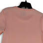 Womens Pink Crew Neck Short Sleeve Classic Pullover T-Shirt Size XS image number 4