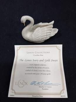 Set Of 4 Lenox Ivory & Gold Porcelain Figurines alternative image