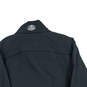 Mens Black Long Sleeve Mock Neck Pockets Full-Zip Windbreaker Jacket Sz 2XL image number 4