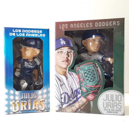 Los Angeles Dodgers Julio Urias SGA Bobblehead Collection Bundle image number 1