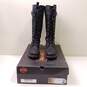 Harley-Davidson Women's Savannah Black Leather Knee High Lace Zip Boots Size 8M image number 1
