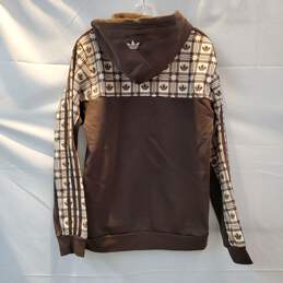Adidas 3S Fleece HD Brown Pullover Hoodie NWT Men's Size S alternative image