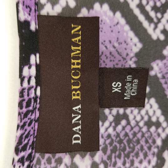 Dana Buchman Women Purple Blouse XS image number 2
