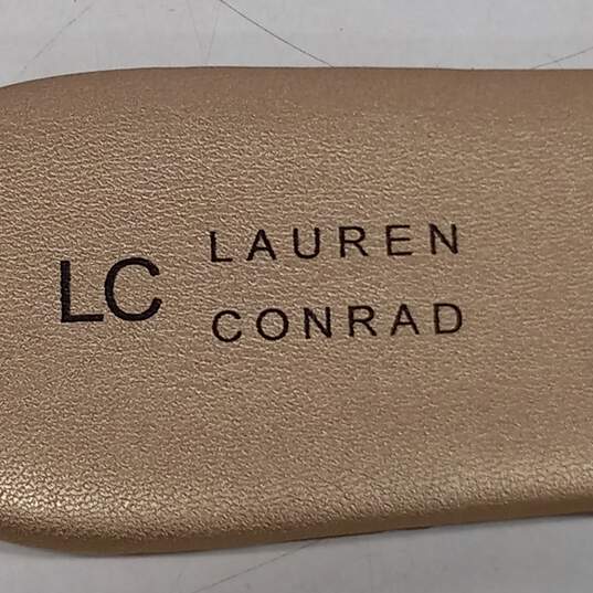 Lauren Conrad Women's Gold Tone Sandals Size 9 image number 4