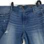 NWT Torrid Womens Blue Denim Distressed Straight Leg Boyfriend Jeans Size 20XS image number 3
