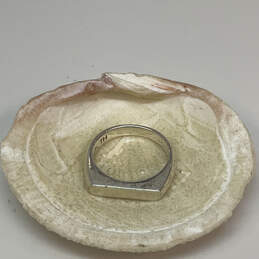 Designer Silpada 925 Sterling Silver Classic Rectangle Flat Head Ring