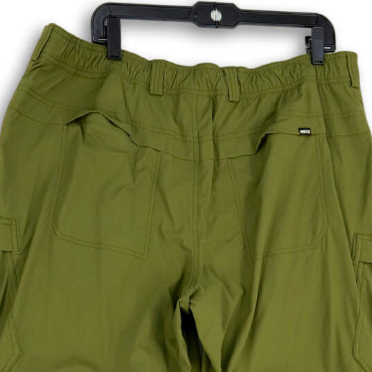 Mens Green Cargo Pocket Zip-Off Convertible Hiking Pants Size 42x30 image number 4
