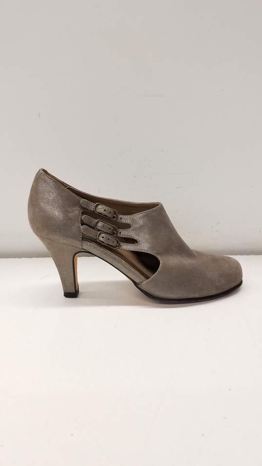 Anyi lu Silver Leather Pumps US 6 image number 1