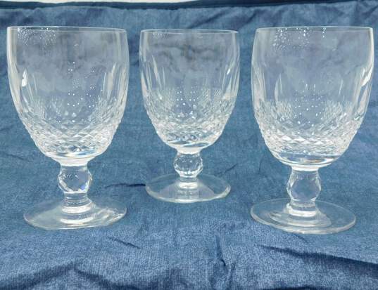 Set of 3 Waterford Colleen Short Stem Water Goblets image number 2