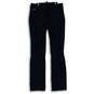 Womens Black Flat Front Pockets Saturday Trail Convertible Pants Size 8 image number 2