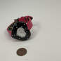 Designer Betsey Johnson BJ2208 Heart Pink Leather Strap Analog Wristwatch image number 2