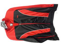 FILA Red & Black Full Zip Up Jacket Size Large