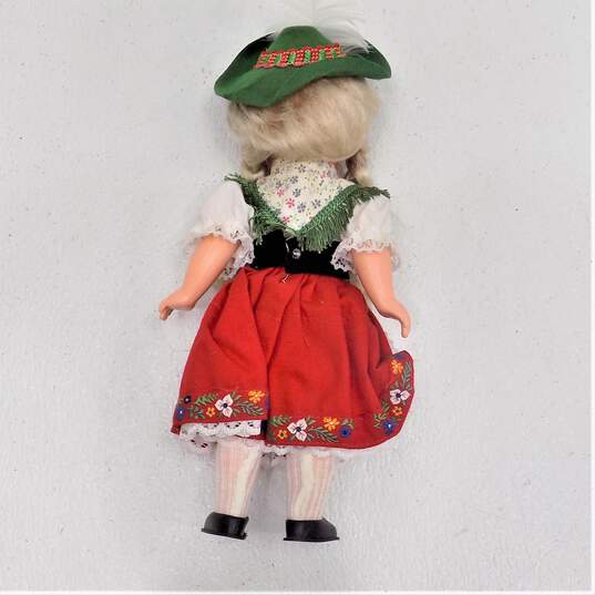 2 Vintage Hans Volk Germany Collectible Play Dolls 12 Inch Blonde Hair W/ Braids Sleepy Eyes image number 4