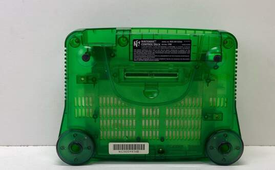 Nintendo N64 Console w/ Game And Accessories- Jungle Green image number 7