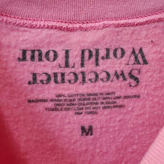 Ariana Grande Sweetener World Tour Pullover Pink Sweater Size M image number 2