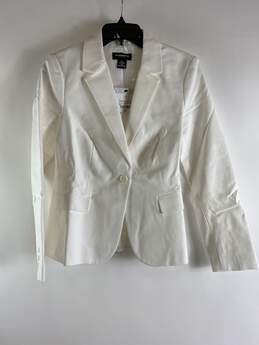 Liz Claiborne Women White Blazer Jacket S NWT