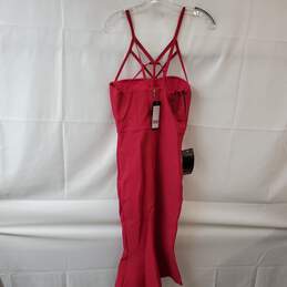 Bebe Melissa Flare Hot Pink Bandage Dress Women's Medium NWT alternative image