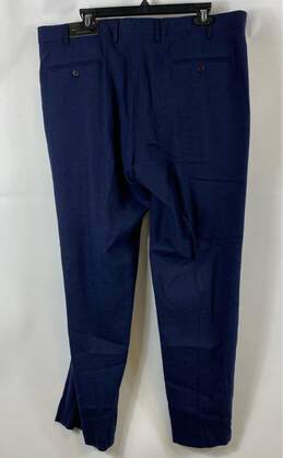 NWT Greg Norman Mens Navy Blue Flat Front Straight Leg Dress Pants Size 38x30 alternative image