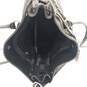 Michael Kors Black Monogram Leather Handbag image number 4