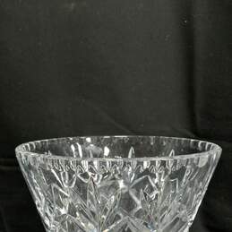 Cut Crystal Glass Vase-9.5" alternative image