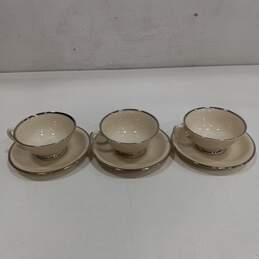 Set of 6 Lenox Montclair Cups/Saucers