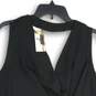 NWT Karen Kane Womens Black Sleeveless Cowl Neck Blouse Top Size Large image number 3