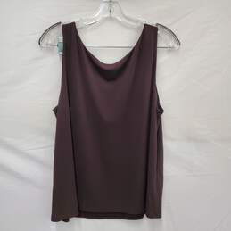 Eileen Fisher Soft Polyester Blend Sleeveless Brown Tank Top Size L alternative image