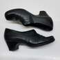 Clacks Black Leather Heels Women's Size 6M image number 2