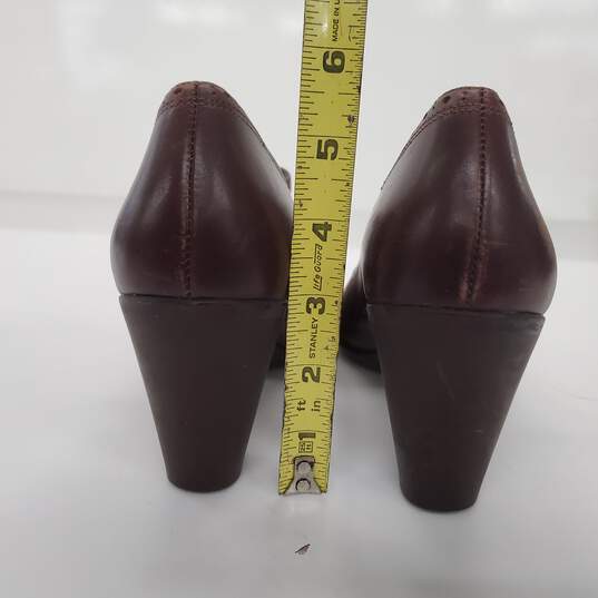 Camper Dark Burgundy Leather  Mary Jane Heels Size 8.5 image number 5