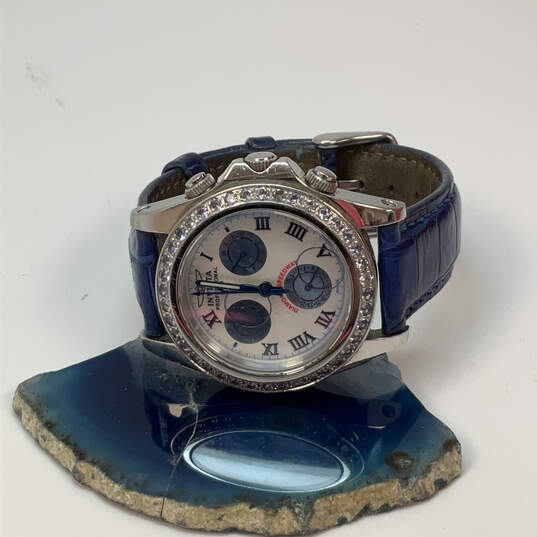 Designer Invicta Speedway Silver-Tone Chronograph Dial Analog Wristwatch image number 1