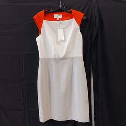 Dekala Women's Orange & White Dress Size 8 NWT