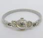 Ladies Vintage LeGant 14K White Gold Case 0.50 CTTW Diamond Jeweled Watch 15.4g image number 2