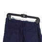 NWT Womens Blue Flat Front Pockets Regular Fit Button Jogger Pants Size 2 image number 4