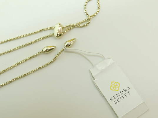 Kendra Scott Designer Kacey Pendant Necklace With Tags In Original Box 81.6g image number 5