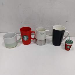 Bundle of Assorted Starbucks Mugs & Ornament