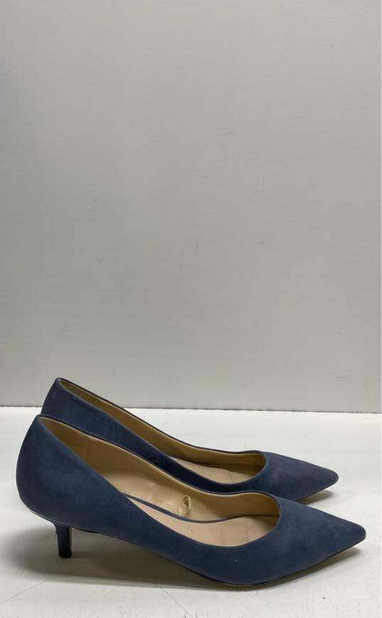 Zara Basic Blue Pump Heel Women 9.5 image number 1
