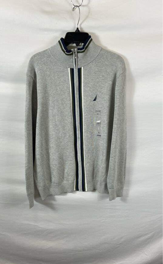Nautica Gray Long Sleeve - Size SM image number 1