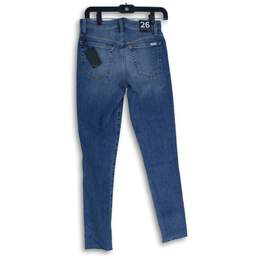 NWT Joe's Womens Blue 5-Pocket Design High Rise Ankle Skinny Leg Jeans Size 26 alternative image