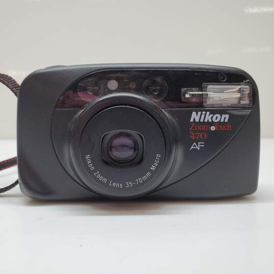 Nikon Zoom Touch 470 AF 35mm Point & Shoot Film Camera For Parts/Repair AS-IS image number 2