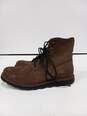 Sorel Brown Suede Waterproof Boots Men's Size 9 image number 3