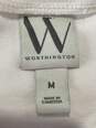 Worthington Womens Cream Puff Sleeve Blouse Top Size Medium T-0528908-J image number 4